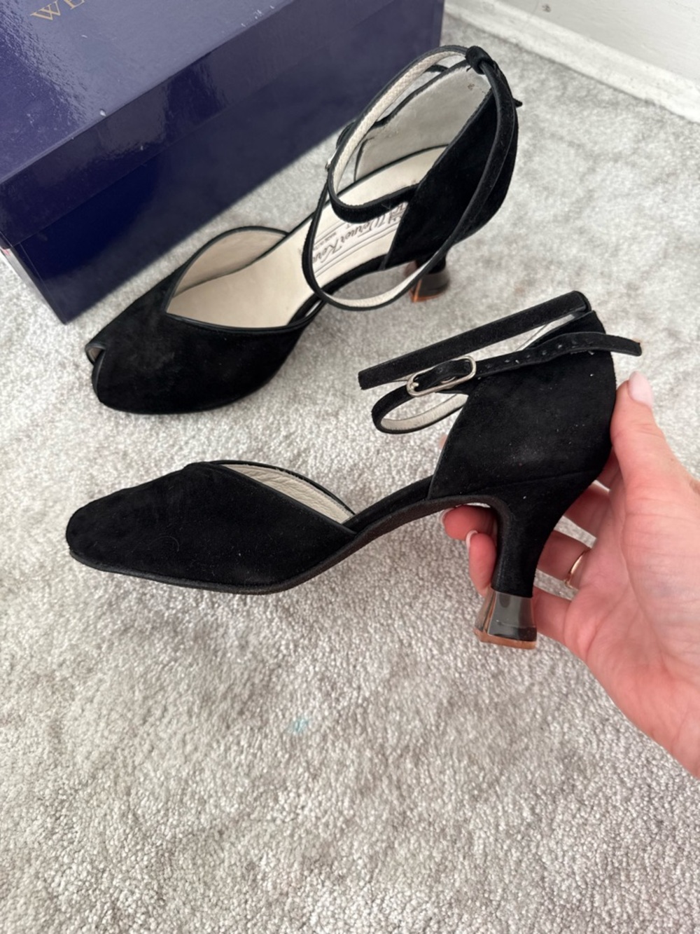 Black Werner Kern dance heels - Picture 7 of 13